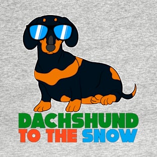 Dachshund Through The Snow T-Shirt